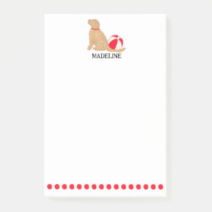 BEACH DAY GOLDEN RETRIEVER LOVER POST-IT® NOTES