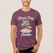 Beach Day Ocean Paradise Tri-Blend Shirt (Voorkant)