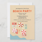Beach Day Party uitnodiging (Voorkant)