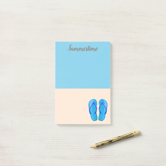 Beach Day Post-it Notes (Op bureau)