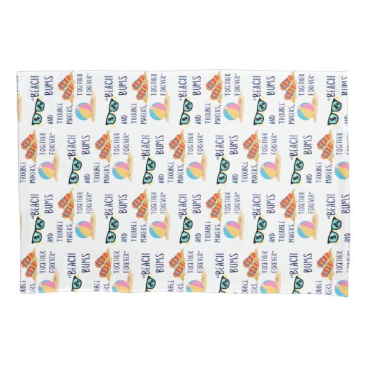 Beach Day Quote Kussensloop (Voorkant)