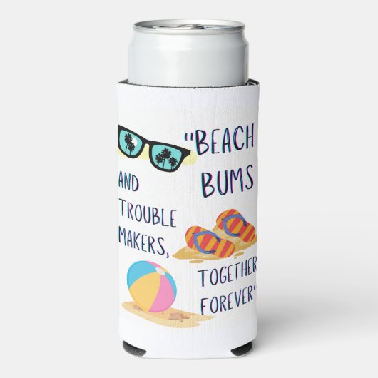 Beach Day Quote Seltzer Blikjeskoeler (Seltzer Achterkant)
