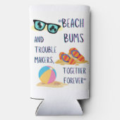 Beach Day Quote Seltzer Blikjeskoeler (Achterkant)