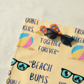 Beach Day Quote Strandlaken (In situ)