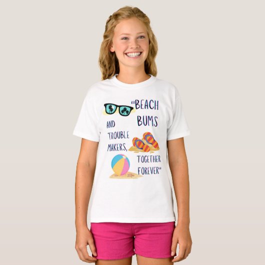 Beach Day Quote T-shirt (Voorkant volledig)