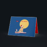 Beach Day Whales Surfing Dog Christmas Kaart<br><div class="desc">Deze leuke liefdevolle,  surfende Golden Retriever zal vreugde brengen aan uw geliefden wanneer ze deze kaart van Naptown Tails ontvangen.</div>