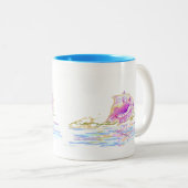 Beach Days Coffee-Mok Tweekleurige Koffiemok (Voorkant rechts)