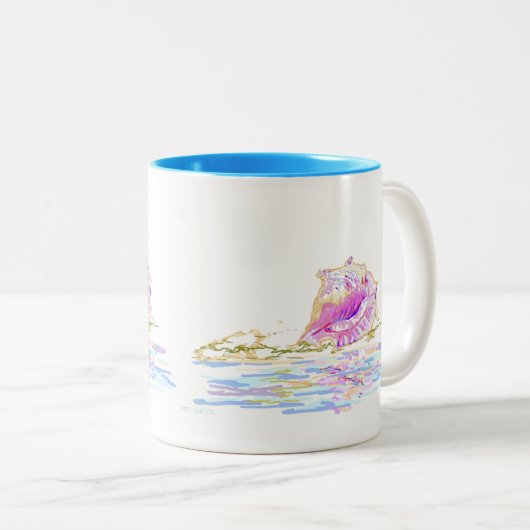 Beach Days Coffee-Mok Tweekleurige Koffiemok (Voorkant rechts)