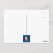 Beach Days Golden Retriever Dog Dank u Briefkaart (Achterkant)