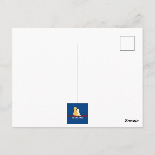 Beach Days Golden Retriever Dog Dank u Briefkaart (Achterkant)