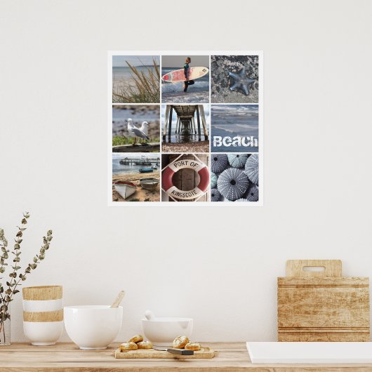 Beach Days Poster (Keuken)