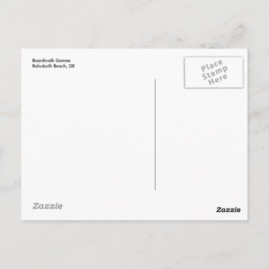 Beach Delaware Briefkaart (Achterkant)