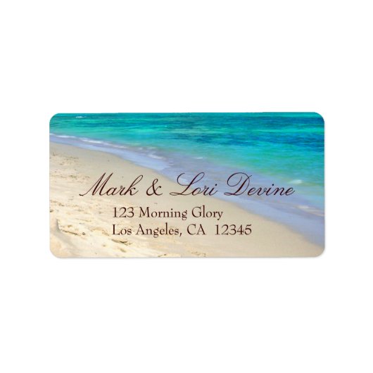 Beach Designer labels (Voorkant)