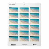 Beach Designer labels (Full Sheet)