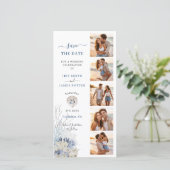 Beach Destination Hampton Photo Booth Wedding Save The Date (Staand voorkant)