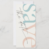 Beach Destination Photo Save the Date (Voorkant)