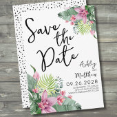 Beach Destination Tropical Wedding Save The Date