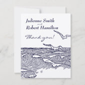 Beach Destination Wedding Bedankt (Voorkant)