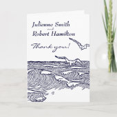 Beach Destination Wedding Bedankt (Voorkant)