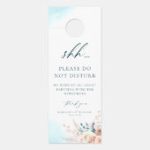 Beach Destination Wedding Deurhanger (Voorkant)