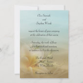 Beach Destination Wedding Invitation Kaart (Voorkant)