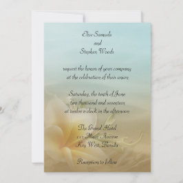 Beach Destination Wedding Invitation Kaart