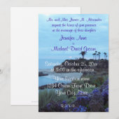 Beach Destination Wedding Kaart (Voorkant / Achterkant)