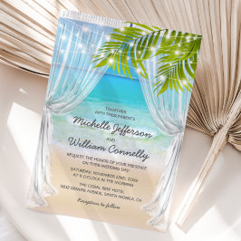 Beach Destination Wedding Kaart