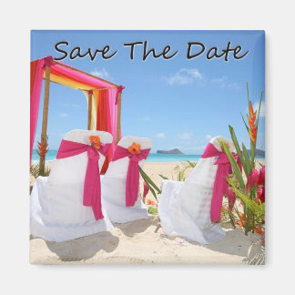 Beach Destination Wedding Magneet