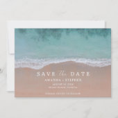 Beach Destination Wedding Photo Aankondiging (Voorkant)