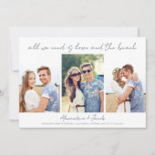 Beach Destination Wedding Photo Save the Date (Voorkant)