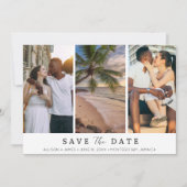 Beach Destination Wedding Photo Save The Date (Voorkant)