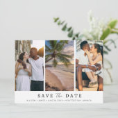 Beach Destination Wedding Photo Save The Date (Staand voorkant)