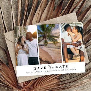 Beach Destination Wedding Photo Save The Date