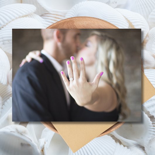 Beach Destination Wedding Photo Save The Date