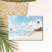 Beach Destination Wedding Photo Save the Date