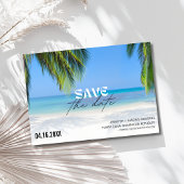Beach Destination Wedding Photo Save The Date