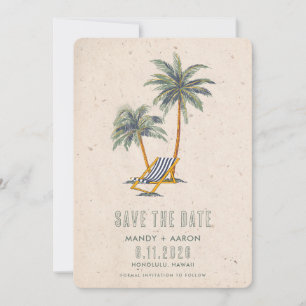 Beach Destination Wedding Photo Save The Date