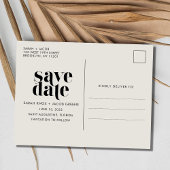 Beach Destination Wedding Photo Save the Date Aankondigingskaart