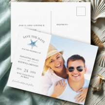 Beach Destination Wedding Save the Date