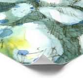 Beach Dog Walking Mountain Lake Zen Rock Cairn Poster (Hoek)