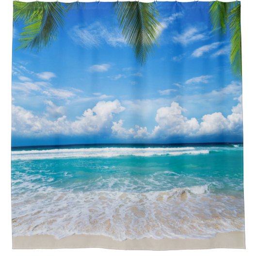Beach Douchegordijn (Voorkant)