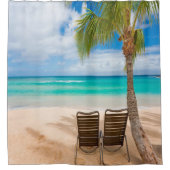 Beach Douchegordijn (Voorkant)