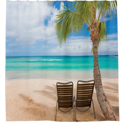 Beach Douchegordijn (Voorkant)