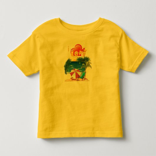 Beach draag kinder shirts (Voorkant)