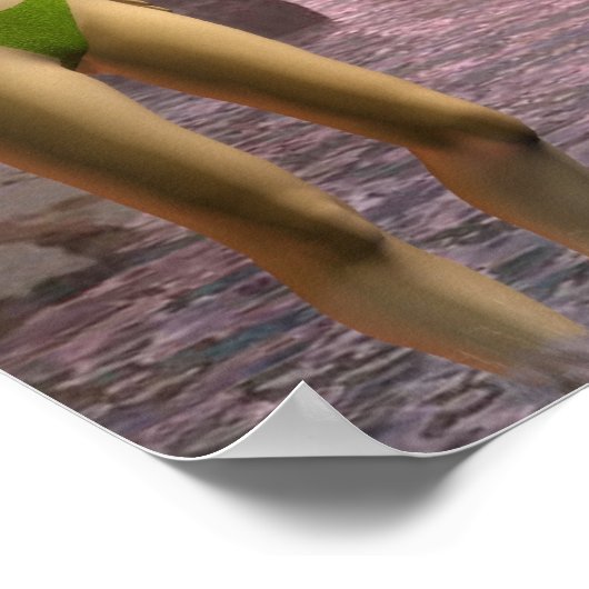 Beach Dragon Poster (Hoek)