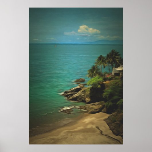 Beach Dream 0026 Art Print (Voorkant)