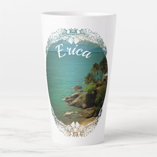 Beach Dream 0026 Latte Mok (Voorkant)