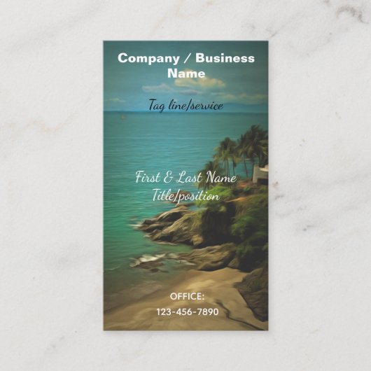 Beach Dream 0026 Visitekaartje (Voorkant)