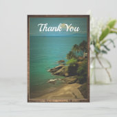 Beach Dream Dank u wel 0026 Bedankkaart (Staand voorkant)